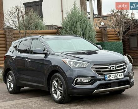 Синий Хендай Санта Фе, объемом двигателя 2.36 л и пробегом 104 тыс. км за 15800 $, фото 14 на Automoto.ua