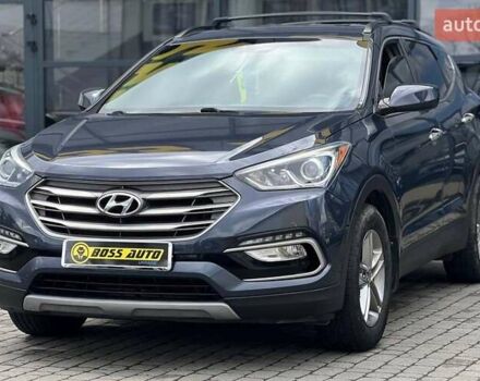 Синий Хендай Санта Фе, объемом двигателя 2.36 л и пробегом 115 тыс. км за 16100 $, фото 2 на Automoto.ua