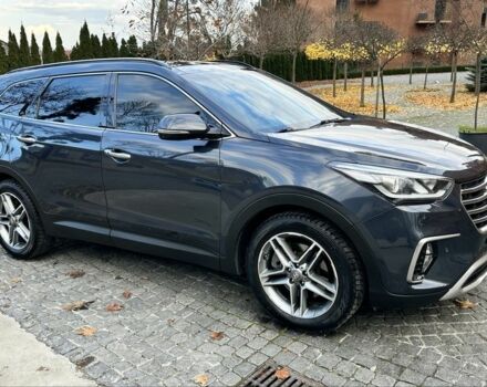 Синий Хендай Санта Фе, объемом двигателя 2.2 л и пробегом 126 тыс. км за 25499 $, фото 3 на Automoto.ua