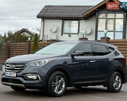 Синий Хендай Санта Фе, объемом двигателя 2.36 л и пробегом 104 тыс. км за 15800 $, фото 7 на Automoto.ua