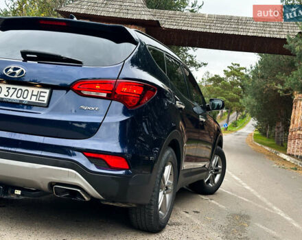 Синий Хендай Санта Фе, объемом двигателя 2.4 л и пробегом 86 тыс. км за 15500 $, фото 51 на Automoto.ua