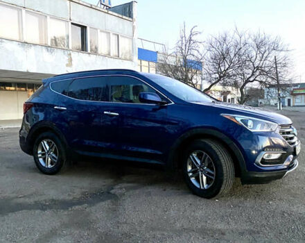 Синий Хендай Санта Фе, объемом двигателя 2.36 л и пробегом 122 тыс. км за 14000 $, фото 5 на Automoto.ua