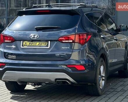 Синий Хендай Санта Фе, объемом двигателя 2.36 л и пробегом 115 тыс. км за 16100 $, фото 5 на Automoto.ua