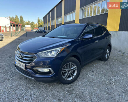 Синий Хендай Санта Фе, объемом двигателя 2.36 л и пробегом 122 тыс. км за 14999 $, фото 3 на Automoto.ua