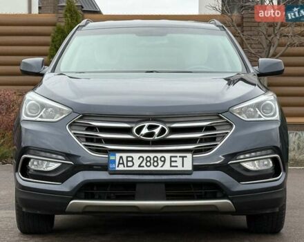 Синий Хендай Санта Фе, объемом двигателя 2.36 л и пробегом 104 тыс. км за 15800 $, фото 8 на Automoto.ua