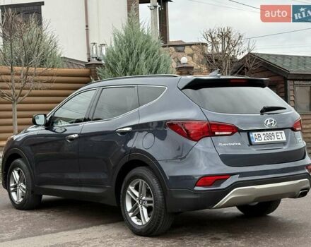 Синий Хендай Санта Фе, объемом двигателя 2.36 л и пробегом 104 тыс. км за 15800 $, фото 18 на Automoto.ua