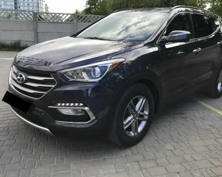 Синий Хендай Санта Фе, объемом двигателя 2.4 л и пробегом 70 тыс. км за 13300 $, фото 1 на Automoto.ua