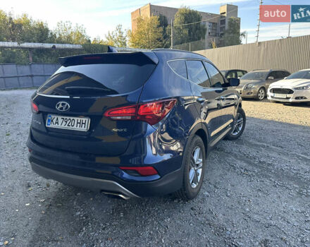 Синий Хендай Санта Фе, объемом двигателя 2.36 л и пробегом 122 тыс. км за 14999 $, фото 14 на Automoto.ua
