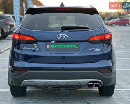 Синий Хендай Санта Фе, объемом двигателя 2 л и пробегом 131 тыс. км за 17290 $, фото 7 на Automoto.ua