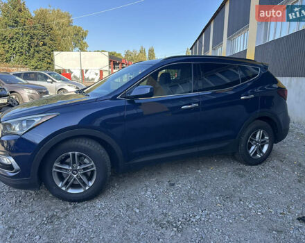 Синий Хендай Санта Фе, объемом двигателя 2.36 л и пробегом 122 тыс. км за 14999 $, фото 7 на Automoto.ua