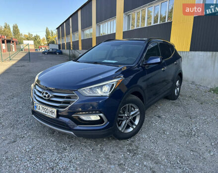 Синий Хендай Санта Фе, объемом двигателя 2.36 л и пробегом 122 тыс. км за 14999 $, фото 2 на Automoto.ua