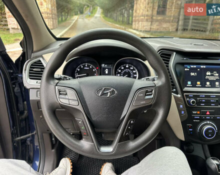 Синий Хендай Санта Фе, объемом двигателя 2.4 л и пробегом 86 тыс. км за 15500 $, фото 22 на Automoto.ua