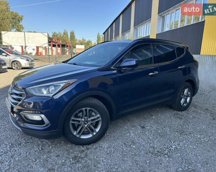 Синий Хендай Санта Фе, объемом двигателя 2.36 л и пробегом 122 тыс. км за 14999 $, фото 5 на Automoto.ua