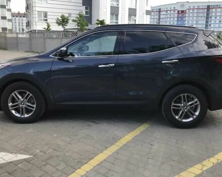 Синий Хендай Санта Фе, объемом двигателя 2.4 л и пробегом 70 тыс. км за 13300 $, фото 7 на Automoto.ua