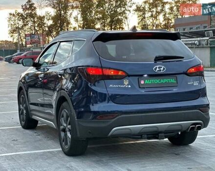 Синий Хендай Санта Фе, объемом двигателя 2 л и пробегом 131 тыс. км за 17290 $, фото 8 на Automoto.ua
