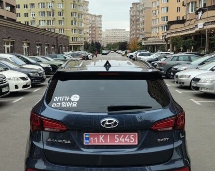 Синий Хендай Санта Фе, объемом двигателя 2 л и пробегом 187 тыс. км за 19000 $, фото 4 на Automoto.ua