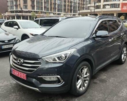 Синий Хендай Санта Фе, объемом двигателя 2 л и пробегом 180 тыс. км за 18800 $, фото 1 на Automoto.ua