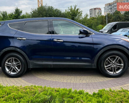 Синий Хендай Санта Фе, объемом двигателя 2.4 л и пробегом 190 тыс. км за 16300 $, фото 7 на Automoto.ua