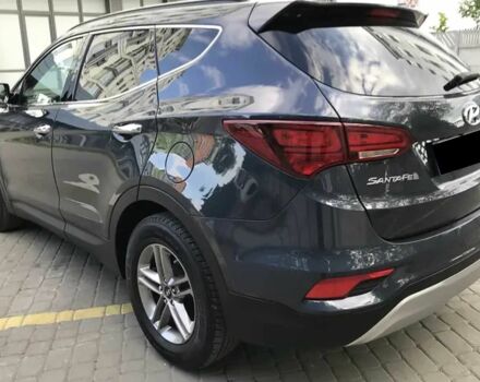 Синий Хендай Санта Фе, объемом двигателя 2.4 л и пробегом 70 тыс. км за 13300 $, фото 6 на Automoto.ua