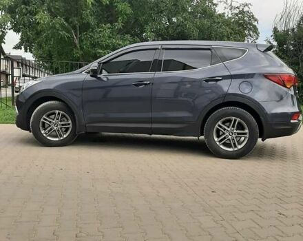 Синий Хендай Санта Фе, объемом двигателя 2.2 л и пробегом 181 тыс. км за 20700 $, фото 4 на Automoto.ua