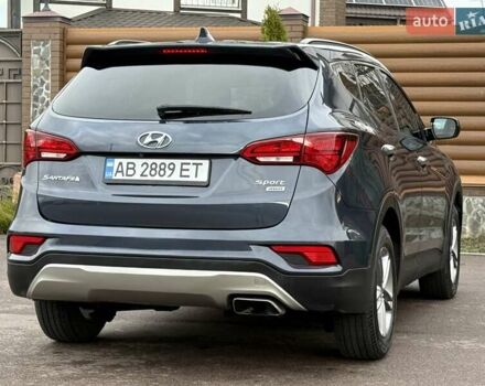 Синий Хендай Санта Фе, объемом двигателя 2.36 л и пробегом 104 тыс. км за 15800 $, фото 28 на Automoto.ua
