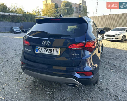 Синий Хендай Санта Фе, объемом двигателя 2.36 л и пробегом 122 тыс. км за 14999 $, фото 12 на Automoto.ua