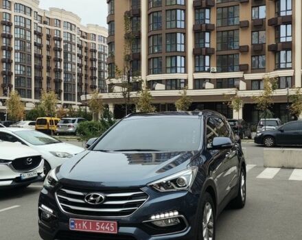 Синий Хендай Санта Фе, объемом двигателя 2 л и пробегом 187 тыс. км за 19000 $, фото 5 на Automoto.ua