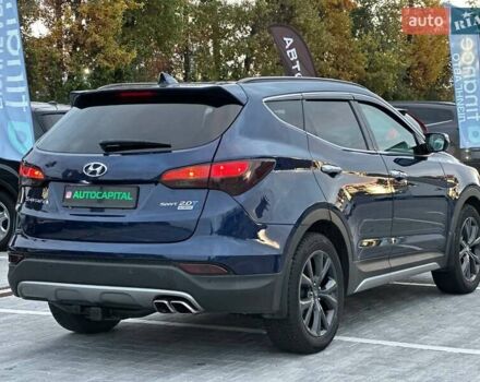 Синий Хендай Санта Фе, объемом двигателя 2 л и пробегом 131 тыс. км за 17290 $, фото 6 на Automoto.ua