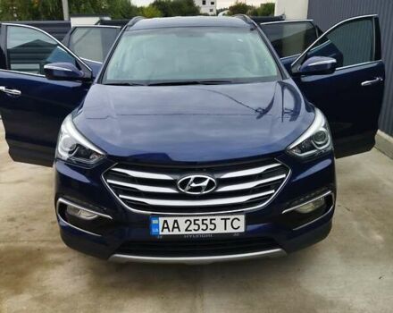 Хендай Санта Фе 2017 в Киеве на Automoto.ua Синий Хендай Санта Фе, объемом двигателя 2.4 л и пробегом 113 тыс. км за 21000 $, фото 27 на Automoto.ua