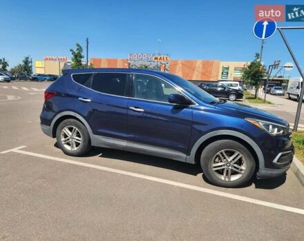 Синий Хендай Санта Фе, объемом двигателя 2.36 л и пробегом 78 тыс. км за 17200 $, фото 9 на Automoto.ua