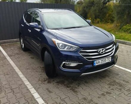 Хендай Санта Фе 2017 в Киеве на Automoto.ua Синий Хендай Санта Фе, объемом двигателя 2.4 л и пробегом 113 тыс. км за 21000 $, фото 2 на Automoto.ua