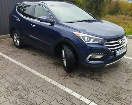 Хендай Санта Фе 2017 в Киеве на Automoto.ua Синий Хендай Санта Фе, объемом двигателя 2.4 л и пробегом 113 тыс. км за 21000 $, фото 3 на Automoto.ua