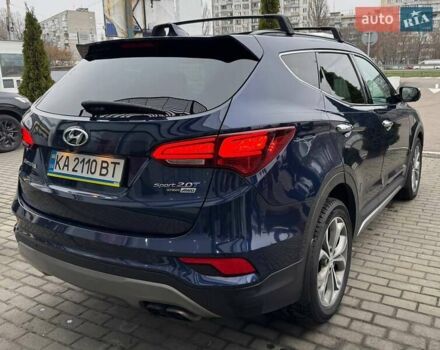 Синий Хендай Санта Фе, объемом двигателя 2 л и пробегом 173 тыс. км за 18000 $, фото 7 на Automoto.ua
