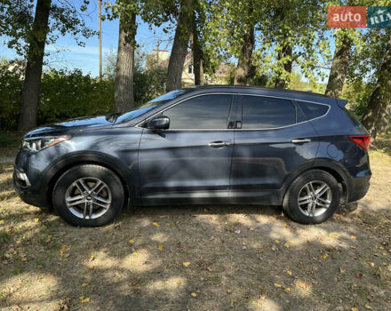Синій Хендай Санта Фе, об'ємом двигуна 2.4 л та пробігом 119 тис. км за 16000 $, фото 3 на Automoto.ua
