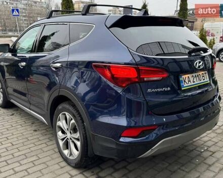 Синий Хендай Санта Фе, объемом двигателя 2 л и пробегом 173 тыс. км за 18000 $, фото 6 на Automoto.ua