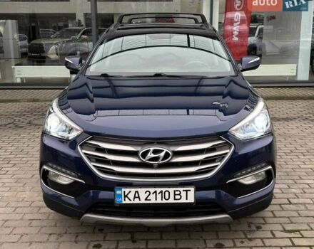Синий Хендай Санта Фе, объемом двигателя 2 л и пробегом 173 тыс. км за 18000 $, фото 2 на Automoto.ua