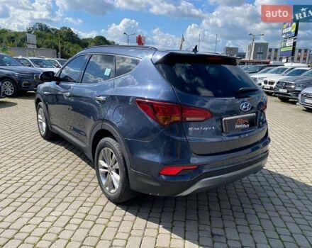 Синий Хендай Санта Фе, объемом двигателя 2 л и пробегом 174 тыс. км за 21500 $, фото 4 на Automoto.ua