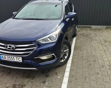 Хендай Санта Фе 2017 в Киеве на Automoto.ua Синий Хендай Санта Фе, объемом двигателя 2.4 л и пробегом 113 тыс. км за 21000 $, фото 1 на Automoto.ua