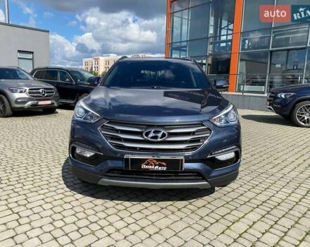 Синий Хендай Санта Фе, объемом двигателя 2 л и пробегом 174 тыс. км за 21500 $, фото 1 на Automoto.ua