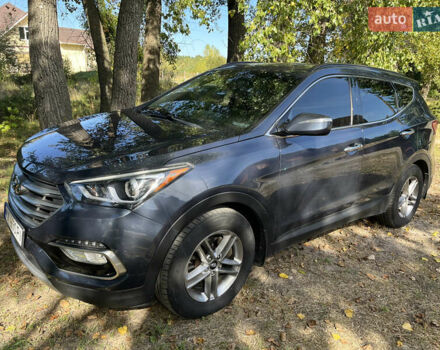 Синій Хендай Санта Фе, об'ємом двигуна 2.4 л та пробігом 119 тис. км за 16000 $, фото 4 на Automoto.ua