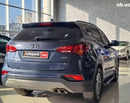 Синий Хендай Санта Фе, объемом двигателя 2 л и пробегом 140 тыс. км за 20940 $, фото 3 на Automoto.ua