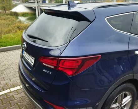 Хендай Санта Фе 2017 в Киеве на Automoto.ua Синий Хендай Санта Фе, объемом двигателя 2.4 л и пробегом 113 тыс. км за 21000 $, фото 19 на Automoto.ua