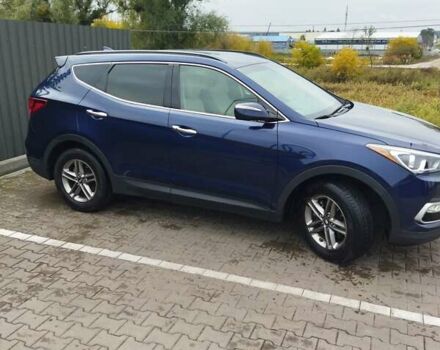 Хендай Санта Фе 2017 в Киеве на Automoto.ua Синий Хендай Санта Фе, объемом двигателя 2.4 л и пробегом 113 тыс. км за 21000 $, фото 8 на Automoto.ua