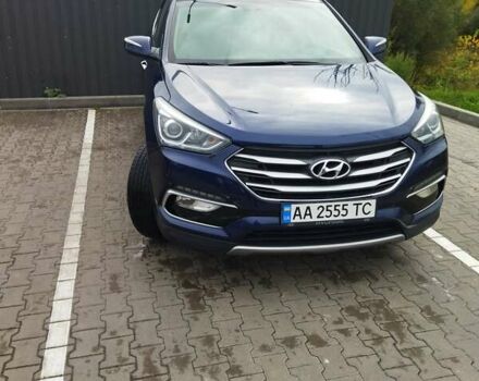 Хендай Санта Фе 2017 в Киеве на Automoto.ua Синий Хендай Санта Фе, объемом двигателя 2.4 л и пробегом 113 тыс. км за 21000 $, фото 30 на Automoto.ua