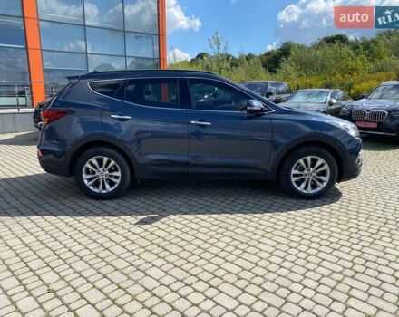 Синий Хендай Санта Фе, объемом двигателя 2 л и пробегом 174 тыс. км за 21500 $, фото 7 на Automoto.ua