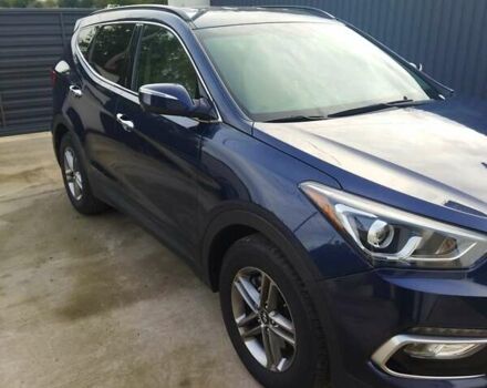Хендай Санта Фе 2017 в Киеве на Automoto.ua Синий Хендай Санта Фе, объемом двигателя 2.4 л и пробегом 113 тыс. км за 21000 $, фото 4 на Automoto.ua