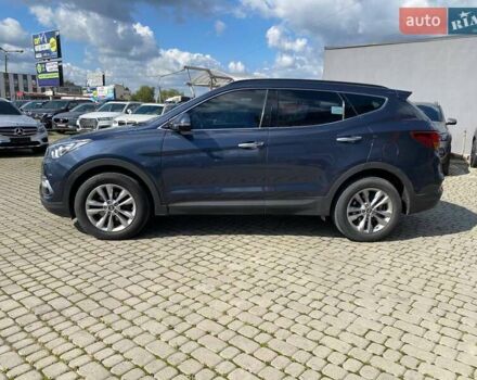 Синий Хендай Санта Фе, объемом двигателя 2 л и пробегом 174 тыс. км за 21500 $, фото 3 на Automoto.ua