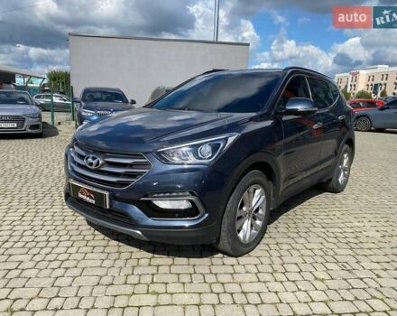 Синий Хендай Санта Фе, объемом двигателя 2 л и пробегом 174 тыс. км за 21500 $, фото 2 на Automoto.ua