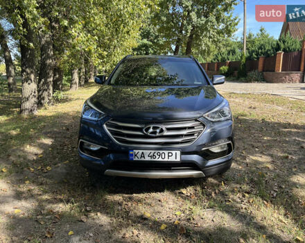 Синій Хендай Санта Фе, об'ємом двигуна 2.4 л та пробігом 119 тис. км за 16000 $, фото 1 на Automoto.ua