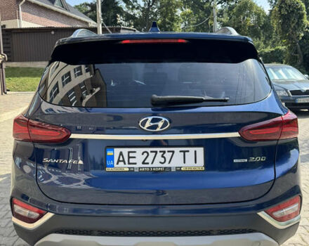 Синий Хендай Санта Фе, объемом двигателя 2 л и пробегом 135 тыс. км за 27000 $, фото 5 на Automoto.ua
